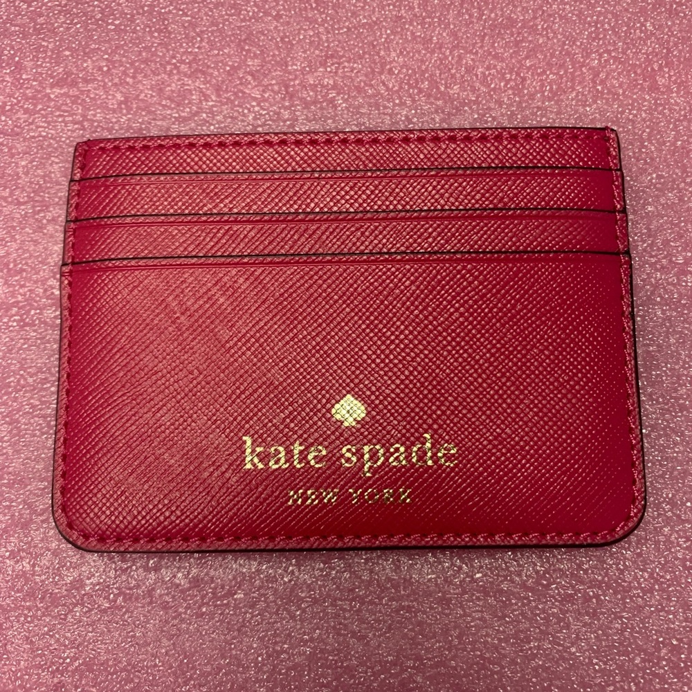 Kate Spade Pink Slim Cardholder